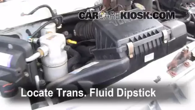 2001 Chevrolet Astro 4.3L V6 Extended Cargo Van Liquide de transmission Rajouter du liquide